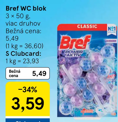 Bref WC blok