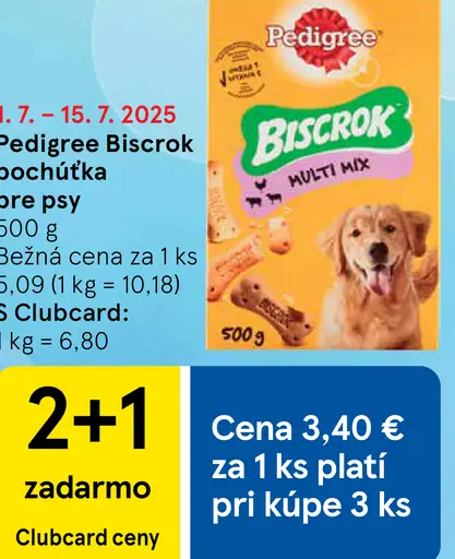 Pedigree Biscrok pochúťka pre psy