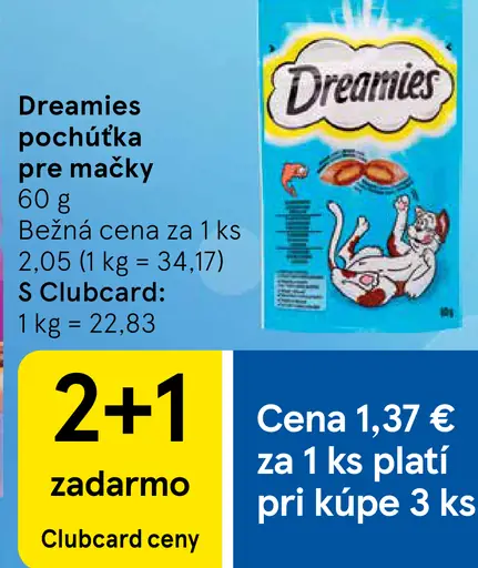 Dreamies pochúťka pre mačky