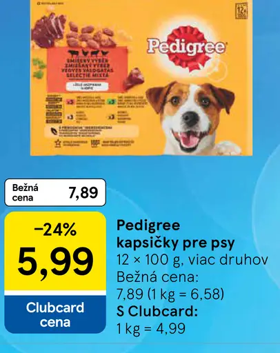 Pedigree kapsičky pre psy
