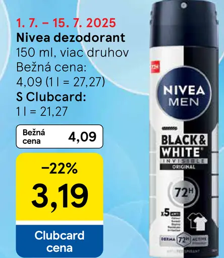Nivea dezodorant