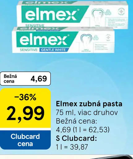Elmex zubná pasta