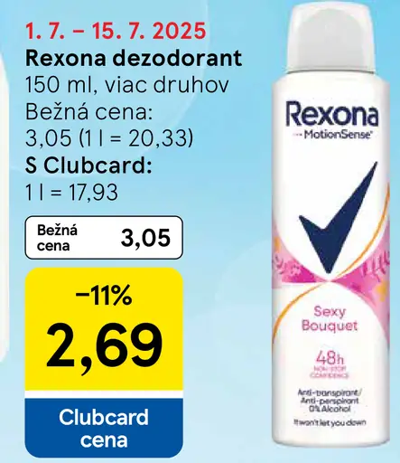 Rexona dezodorant