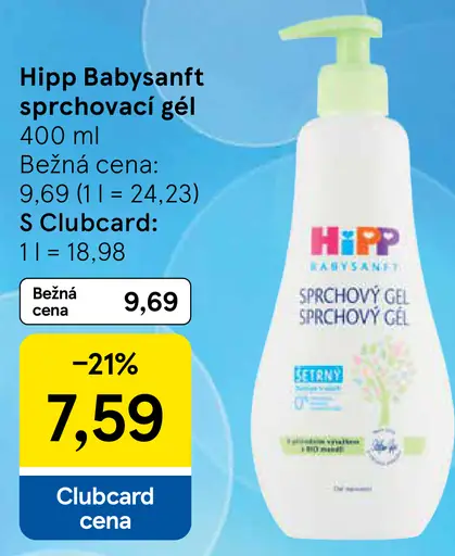 HiPP Babysanft sprchovací gél
