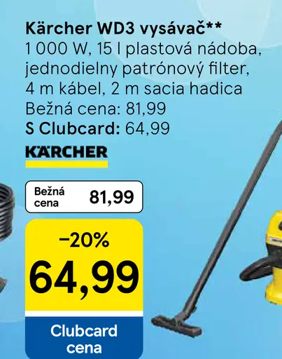 Kärcher WD3 vysávač