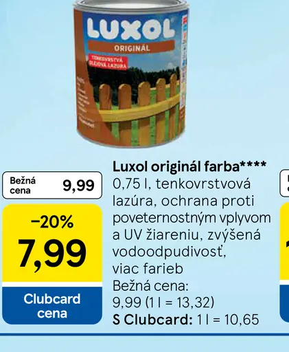 Luxol originál farba