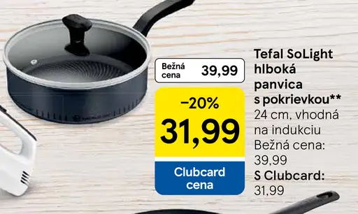 Tefal SoLight hlboká panvica s pokrievkou