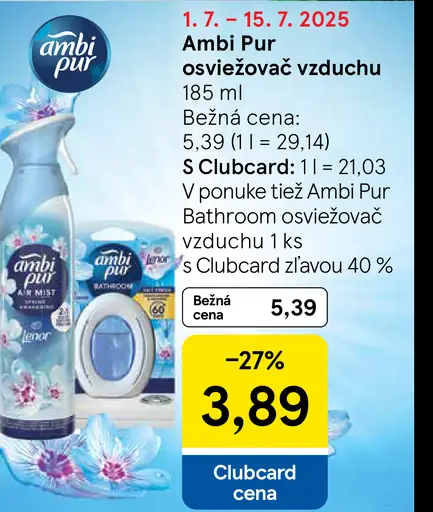 Ambi Pur osviežovač vzduchu