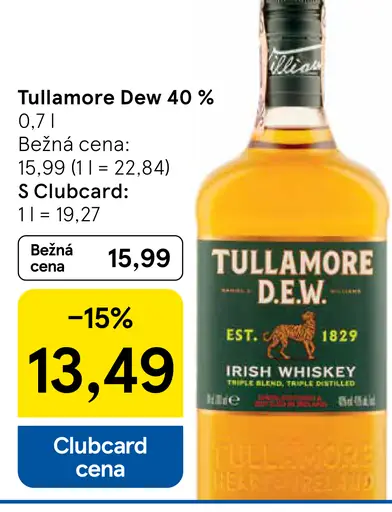 Tullamore Dew 40 %