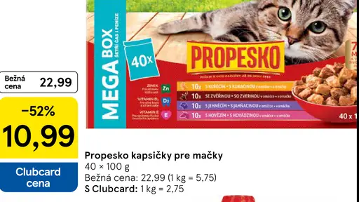 Propesko Krmivo pre mačky kapsičky