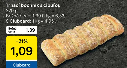 Trhací bochník s cibuľou