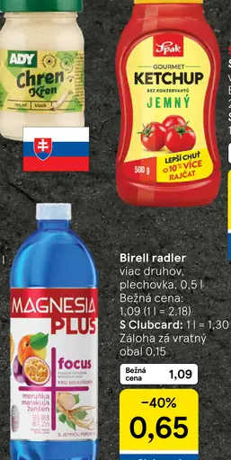 Birell radler plechovka