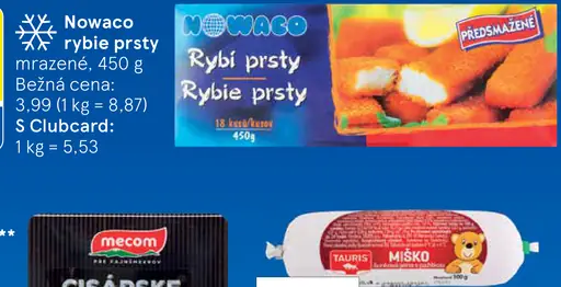 Nowaco Rybie prsty
