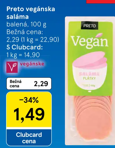 Preto vegánska saláma