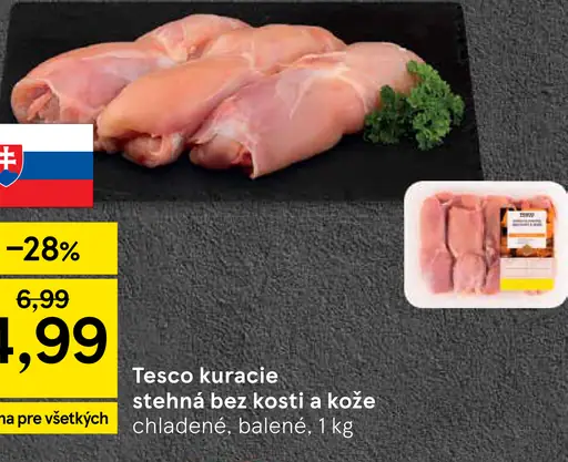 Tesco kuracie stehná celé