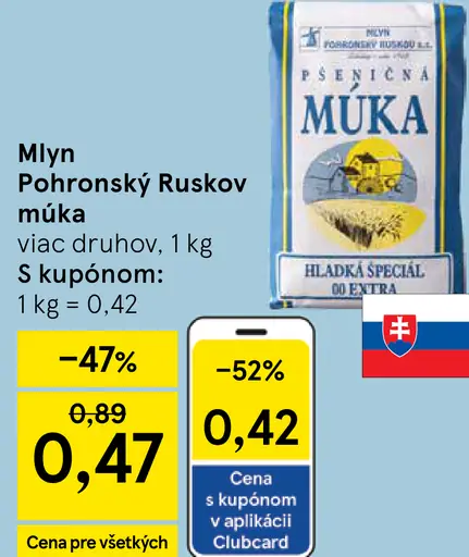 Mlyn Pohronský Ruskov Špaldová múka celozrnná