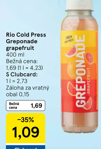 Rio Cold Press Greponade Grapefruit