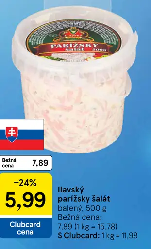 Ilavský parížsky šalát