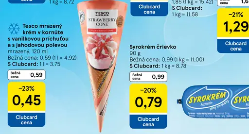 Syrokrem črievko