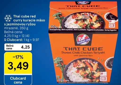 Thai Cube mrazené kari
