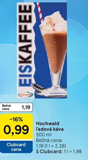 Hochwald ľadová káva