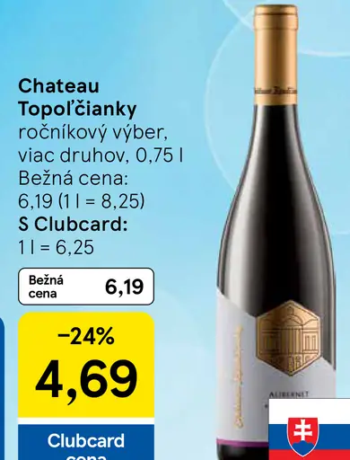Chateau Topoľčianky ročníkový výber