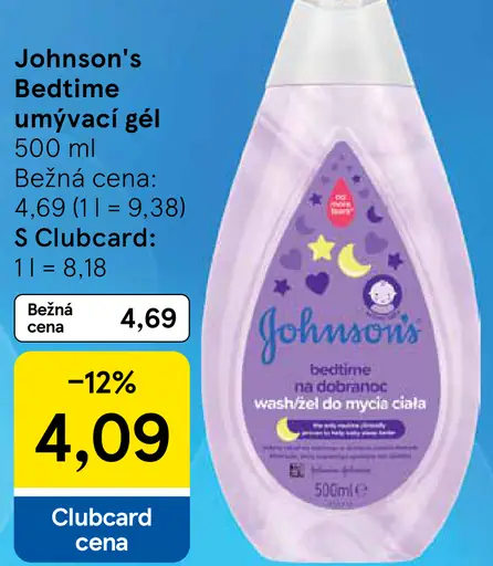 Johnson's Bedtime umývací gél