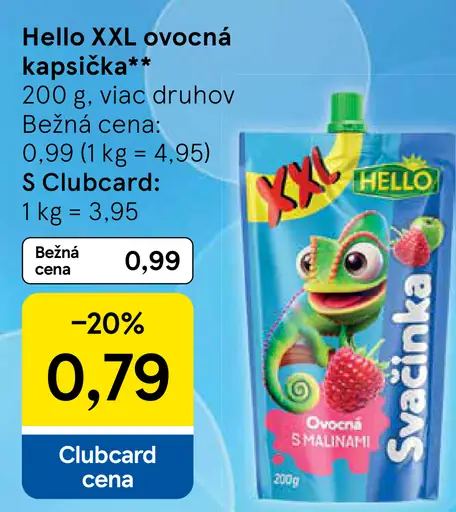 Hello ovocná kapsička