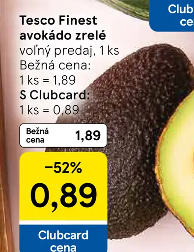 Tesco Finest avokádo zrelé
