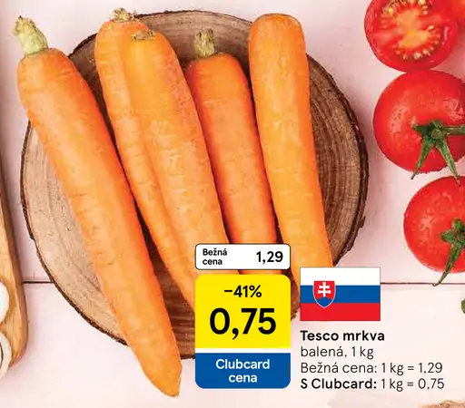 Tesco mrkva