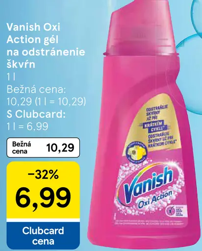 Vanish Oxi Action Gél na odstránenie škvŕn