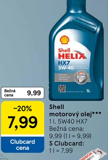 Shell motorový olej