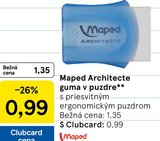 Maped Architecte guma v puzdre