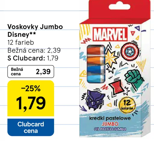 Disney voskovky Jumbo