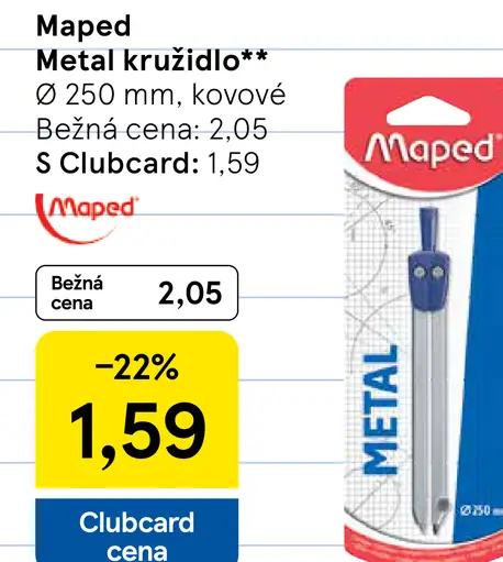 Maped Metal kružidlo