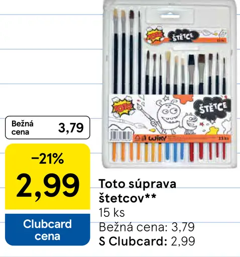 Toto súprava štetcov