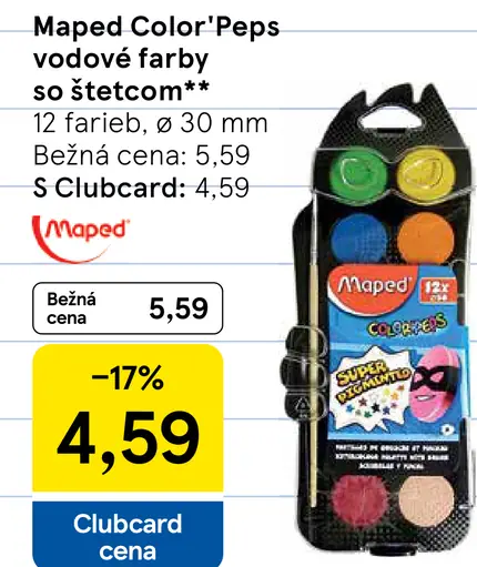 Maped Color'Peps vodové farby