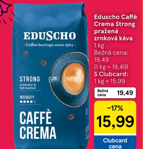 Eduscho Caffè Crema Strong pražená zrnková káva