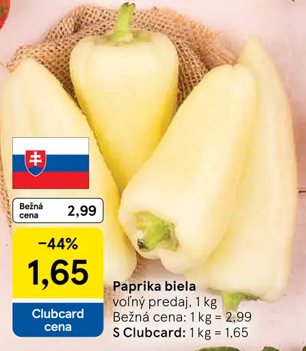 Paprika biela