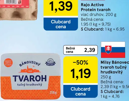 Rajo Active Protein tvaroh