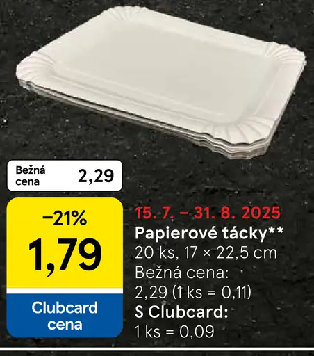 Papierové tácky