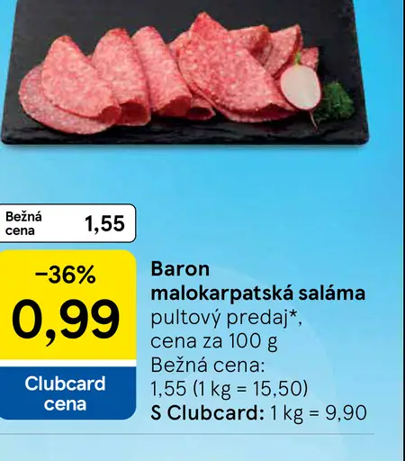Baron malokarpatská saláma