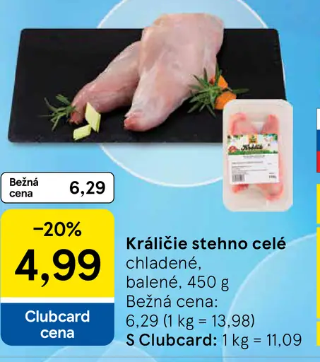 Králik stehno celé