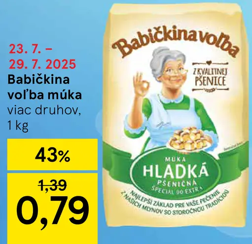 Babičkina voľba múka