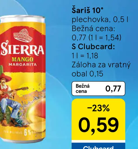 Sierra mango margarita 6 %