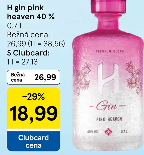 H gin pink heaven 40 %