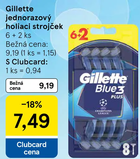 Gillette jednorazový holiaci strojček 4 + 2 ks