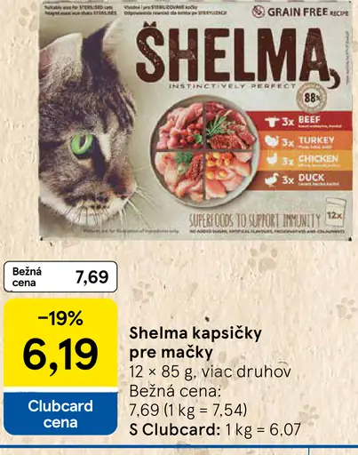 Shelma kapsičky pre mačky