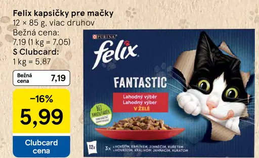 Felix kapsičky pre mačky
