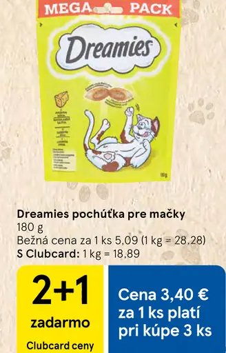 Dreamies pochúťka pre mačky